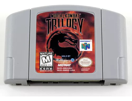 Casete Mortal Kombat Trilogy Para Nintendo 64