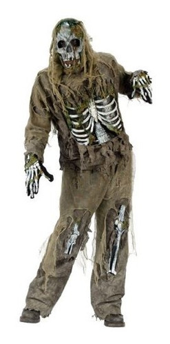 Disfraz De Esqueleto Zombie