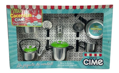 Bateria De Cocina 11 Piezas Aprendiendo A Jugar Art 321