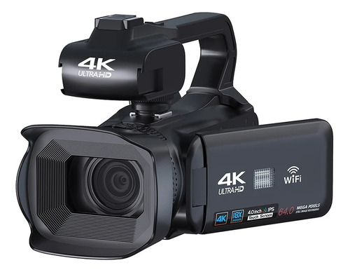 4k Cámara Ultra Hd Videocámaras 64mp Wifi App Cámara