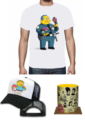 The Simpson Jefe Gorgory  Combo Mugs + Gorra + Camiseta