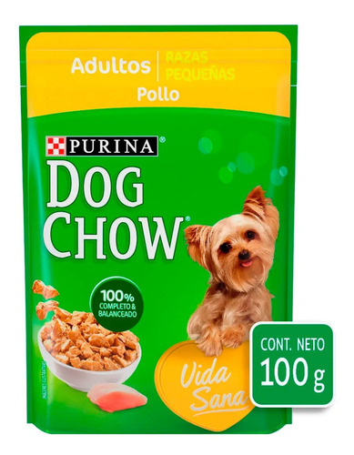 Alimento Perro Dog Chow Razas Pequeñas Pollo 100g Purina