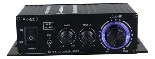 Potencia De Audio Estéreo Ak-280, Amplificador Receptor De