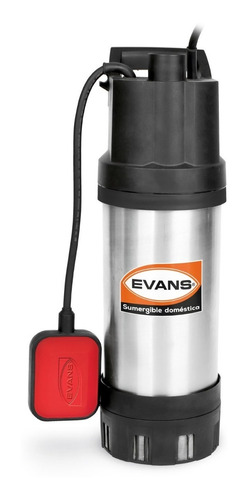 Bomba Sumergible Doméstica Evans 1/2hp 127v 12gpm Con Flotad