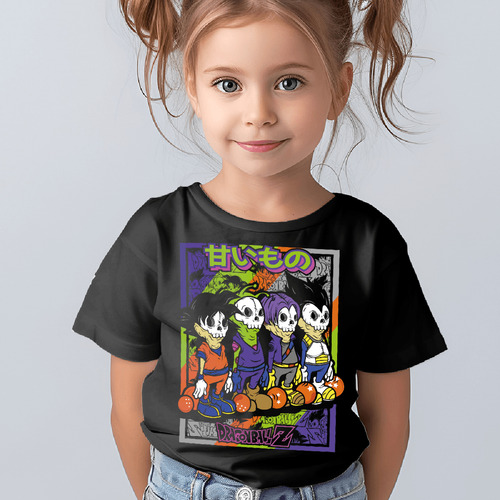 Playera Dragon Ball Freezer Cell Majin Bu Hueso Infantil
