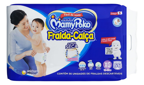 Pantalones MamyPoko Super Dry Diapers XG