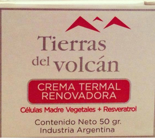 Crema Termal Renovadora Tierras Del Volcan 