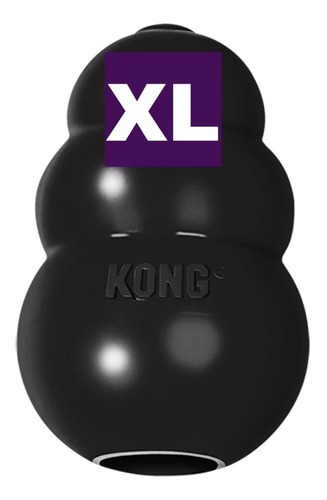 Juguete Para Perros Kong Extreme Negro Extra Large 41kg Xl