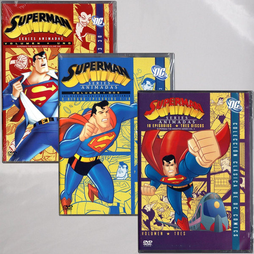 Superman Series Animadas Coleccion Completa Dvd Español Lat.