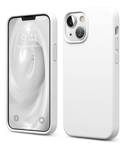 Funda Elago Para Iphone13 Mini Full Body Silicone Soft Blanc