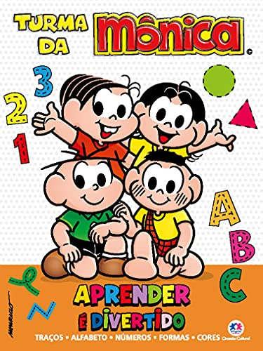 Libro Turma Da Mônica Aprender É Divertido Traços Alfabeto N