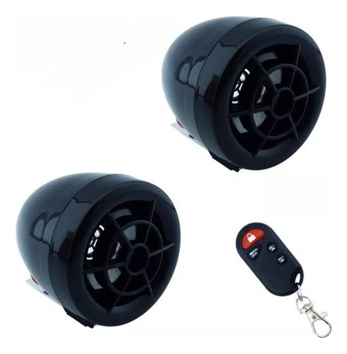 Parlantes Alarma Para Moto Bt Con Control 