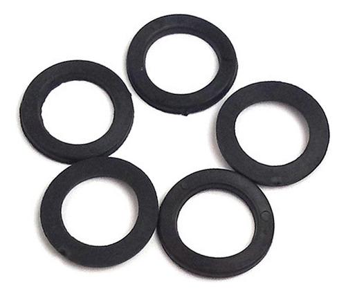 Arandelas De Goma De 2,5 Cm, Paquete De 5 Sujetadores,