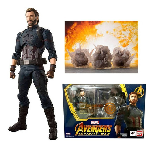 S.h Figuarts Captain America And Effect Explosion