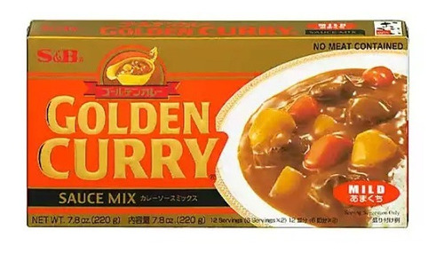 Imagen 1 de 2 de Curry En Pasta Suave Rinde 12 Porciones Sin Picante S&b