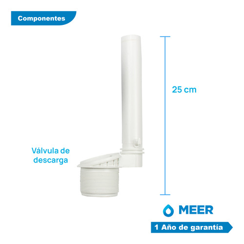 Meer By Cnx Juego De Herrajes Wc Válvulas, Sapo Y Flotador