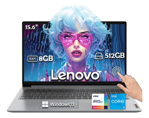 Laptop Lenovo 3 Core I5-113 512gb Ssd 8gb Ram Touch 15.6p 