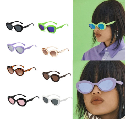 (e) Gafas De Sol Ovaladas For Mujeres Y Hombres