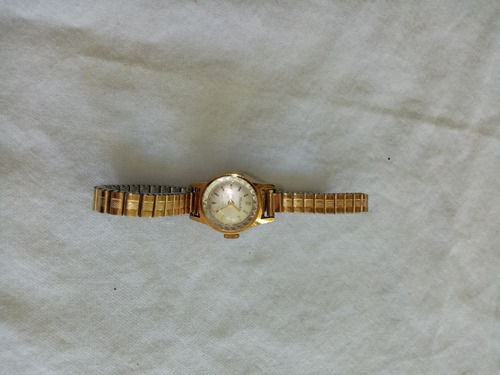 Reloj Nivada Original Oro Plaque Gr10 17jew De Cuerda Remate