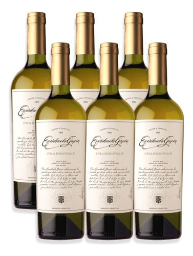 Vino Blanco Escorihuela Gascón Chardonnay 750ml Caja X6