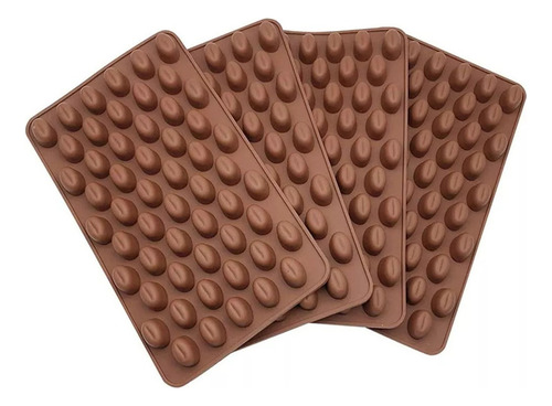 Pack De 4 Unidades 55 Mini Granos De Café Chocolate Silicona