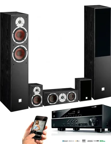 Yamaha Rx-v383 + Dali Spektor 6 Set De Bafles Hopme Theater