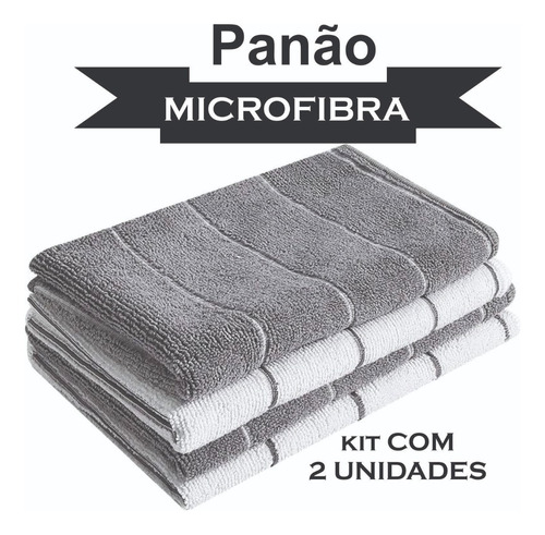 2 Super Panos De Chão Grandes Em Microfibra 80x50 Panão