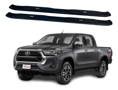 Estribos Bxr Ovalado Toyota Hilux Doble Cabina 2016-2021