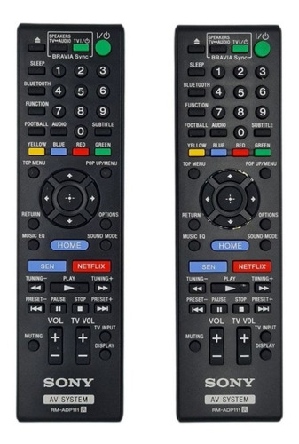 Imagen 2 de 2 de Control Remoto Home Blu-ray Sony Original