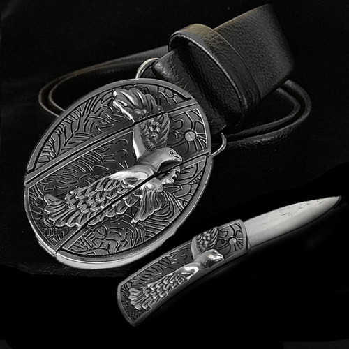 Cinturón Auténtico (l-c) Con Hebilla Defensiva Universal Wa