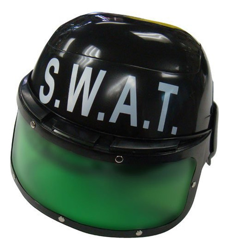 Disfraz Swat Helmet Dress Up America Police S.w.a.t., Para N