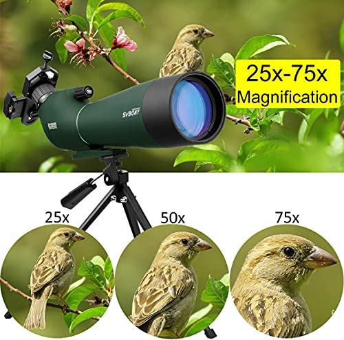 Telescopio Resistente Al Agua Para Exteriores 25-75x 70mm