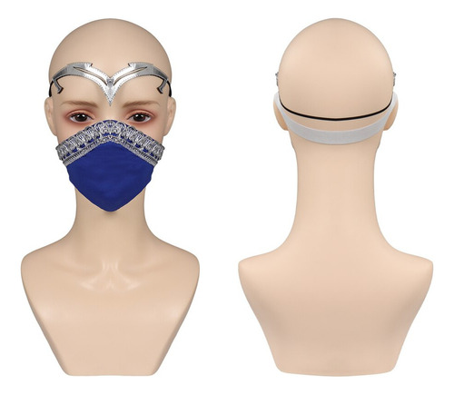 Juego De Cosplay Kitana Mask Mortal Disfraz Cos Kombat