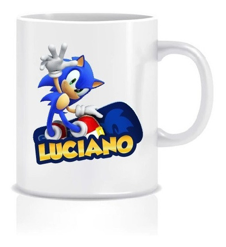 Tazón Personalizado Sonic Skate Niños Taza Sublimada