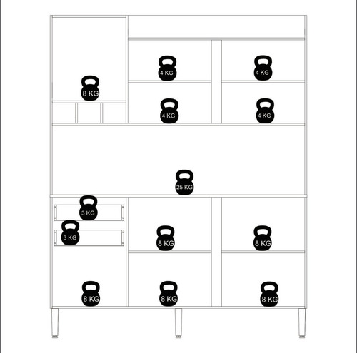 Imagen 6 de 10 de Mueble De Cocina Kit Completo 6 Puertas 2 Cajon Amoblamiento