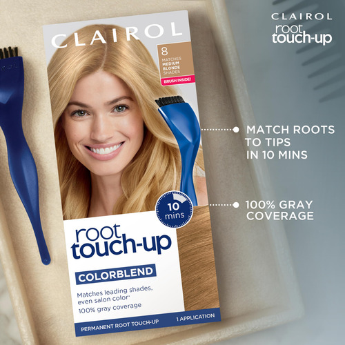Tinte De Pelo Clairol Root Touchup Permanent 7 Rubio Oscuro