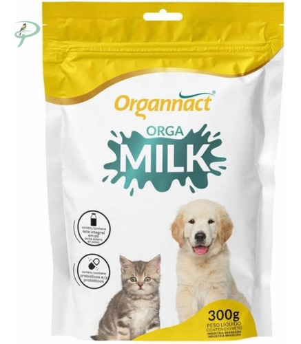 Suplemento Orga Milk Leite Para Cães E Gatos Filhotes 300 Gr