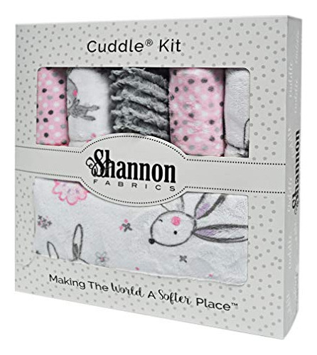 Minky Bambino Bunny Hunny Cuddle Kit Kit De Edredón Shannon