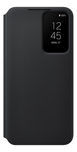 Funda Original Para Samsung Galaxy S22 Flip Cover Negro
