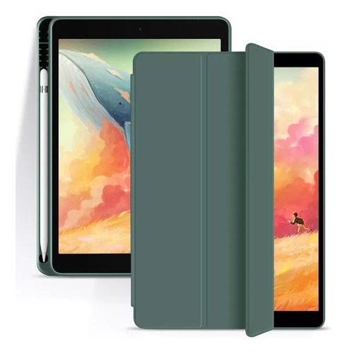 Carcasa Smart Cover Ranura Lápiz Para iPad 10.9 2022 /10 Gen