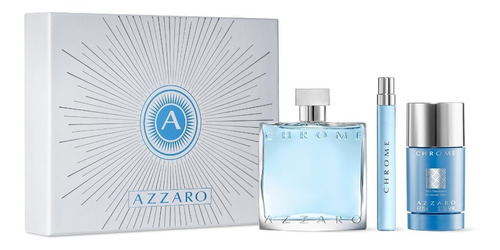 Set De Perfume Azzaro Chrome Edt 100ml+min+h&b