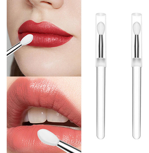 2x Pincel De Labios Pinceles De Maquillaje Pincel De