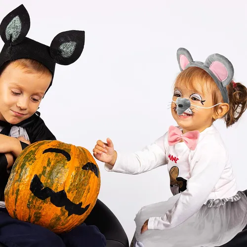 6 Pieces Mouse Costume Accessory Set Mice Headband Mous...