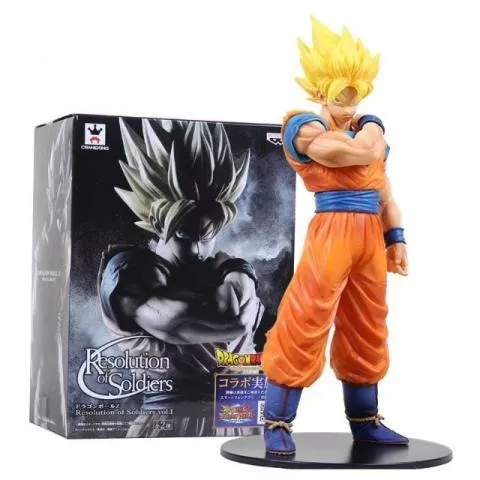  Banpresto Dragon Ball Z Resolution of Soldiers Volume 1 Super  Saiyan Goku Figure : Toys & Games