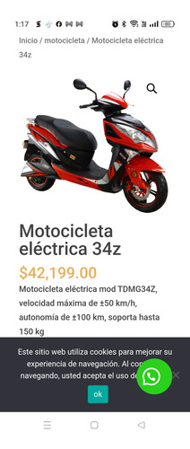 Motoneta Electrónica 1500w