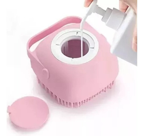 Cepillo Para Lavar El Cabello Con Dispensador De Baño Perro