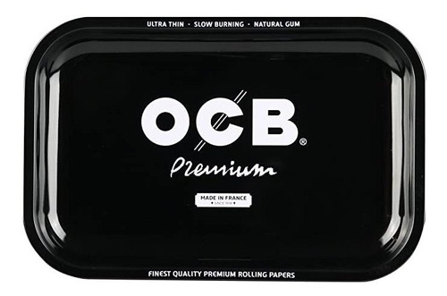 Ocb Premium De Metal Del Balanceo Bandeja Negro (tamaño Medi