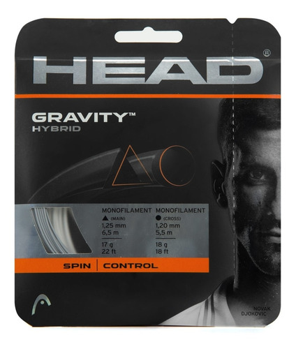 Corda Head Gravity Hybrid 17l 1.25mm Set Individual Branco