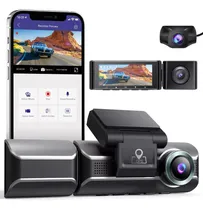 Comprar M550 3 Channel Dash Cam Frente Dentro Traseira Três Vias