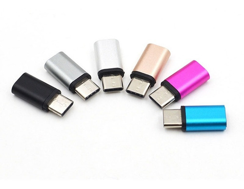 Imagen 6 de 8 de Adaptador Micro Usb A Usb Tipo C Celular Convertidor
